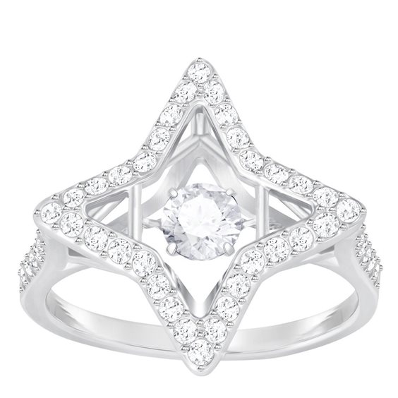 Ringe Swarovski Dame Sparkling Dance Star in  Metall-Legierung Cristallo 5349666-14 - 5349666-14